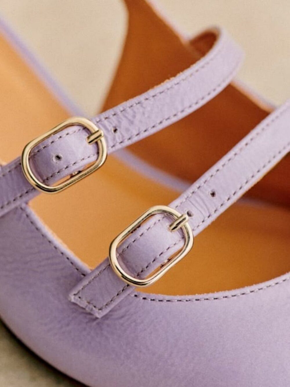 Sezane Paula Babies, Patent Lilac, 36/6, BNWT. - Picture 3 of 11